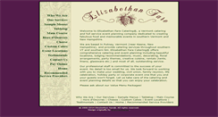 Desktop Screenshot of elizabethanfare.com