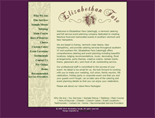 Tablet Screenshot of elizabethanfare.com